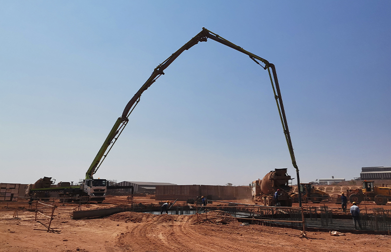 Truck Pump 50X-6RZ(construction of KAMOA copper mine in Congo)