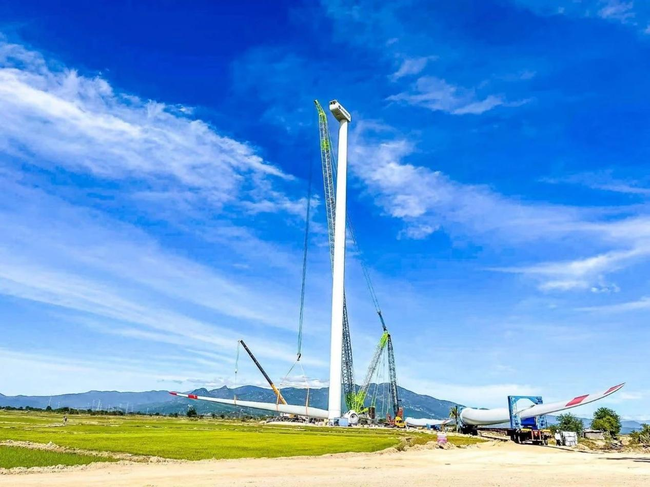 ZCC9800W-VIETNAM-2022.8.27 wind power construction